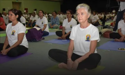 [Images] La Journée mondiale du Yoga célébrée ce vendredi à Pailles 