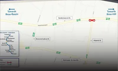 Metro Express travaux : déviations prévues pour les rues Vandermeersch et Malartic
