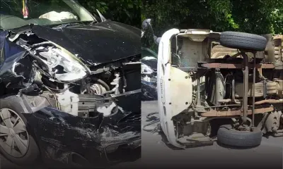Beaux-songes : un accident entre une voiture et un camion fait 5 blessés légers