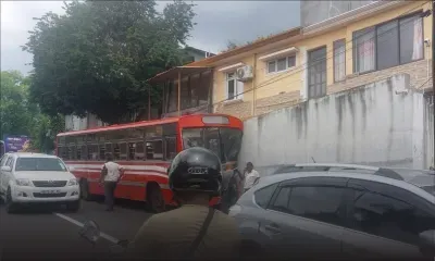 Accident à la hauteur de Résidence Vallijee 