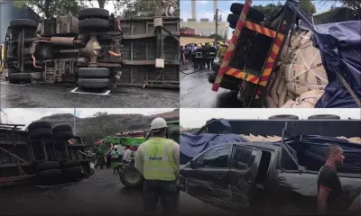 Saint-Louis, Plaine-Lauzun : cinq blessés dans un accident