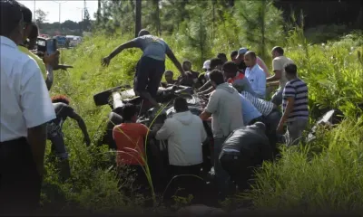 Accident : un couple tué alors qu’il se rendait à Plaisance pour déposer sa fille et son gendre 