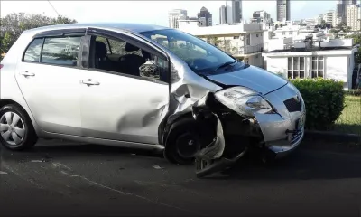Port-Louis: accident spectaculaire