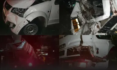 Vallée-Pitot - un camion sans chauffeur percute quatre véhicules 