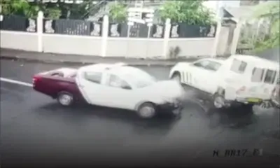 Rivière-du-Rempart : collision entre un 4x4 et un véhicule de police 