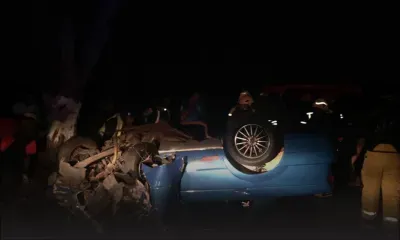 Accident spectaculaire à Cap-Malheureux : les pompiers extirpent le chauffeur de l’amas de ferraille 