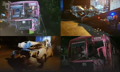 L’Escalier : un accident entre un autobus et un 4x4 fait un mort