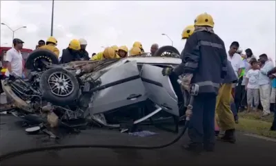 Une voiture fait plusieurs tonneaux à Bagatelle : un bébé parmi les trois blessés