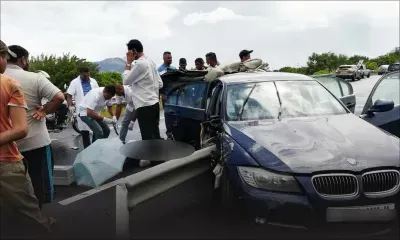 Ebène : un blessé dans un accident de la route