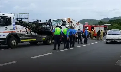 Sorèze: collision entre deux camions 