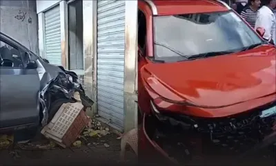 Mahébourg : collision spectaculaire entre deux voitures