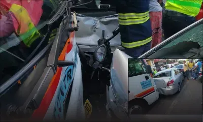 Grande-Rivière-Nord-Ouest : carambolage entre trois véhicules et une motocyclette