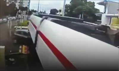 Vandermeersch : la vidéo de la collision entre un tram du Metro Express et une voiture