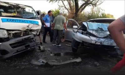 Olivia : cinq blessés dans une collision entre un van et une voiture 