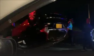 Pailles : une voiture se renverse sur l’autoroute