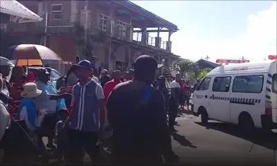 Rodrigues : les freins lâchent, un bus entre en collision avec une fourgonnette 