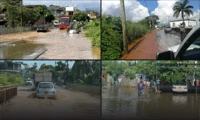 Vidéo fortes pluies : une vingtaine de maisons sous les eaux du côté de cité La Ferme