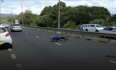 Pamplemousses : une collision entre une voiture et une motocyclette fait deux blessés