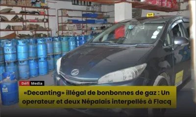 «Decanting» illégal de bonbonnes de gaz : Un operateur et deux Népalais interpellés à Flacq