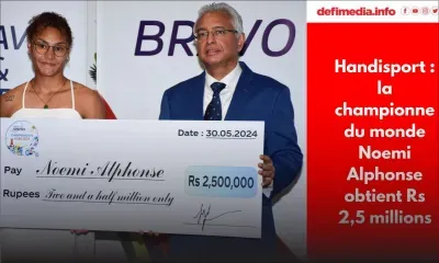 Rs 2,5 M pour sa performance aux Mondiaux de Kobe : «Sak zefor li fini par rekonpanse», confie Noemi Alphonse