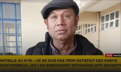 Partielle au n°10 : «Je ne suis pas trop satisfait des partis traditionnels», dit l’ex-enseignant Nityanand Mity Ragnuth