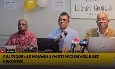 Politique : le nouveau parti MVZ dévoile ses priorités