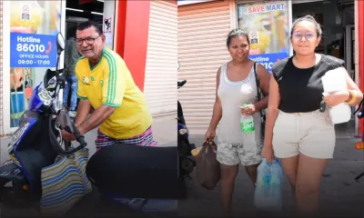 À l’approche de Freddy : ruée vers les supermarchés et les bazars