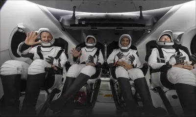 Quatre astronautes sur le chemin retour vers la Terre à bord d'une capsule de SpaceX