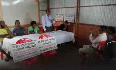 Les Agaléens veulent une garantie qu'ils ne seront pas déracinés de leur île natale