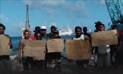 Agalega : deuxième jour de manif pour des habitants qui exigent des explications des autorités