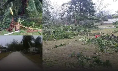 Alcide s’éloigne d’Agalega 