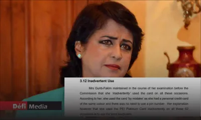 Rapport Caunhye : «Les explications d’AGF sur l’utilisation de la carte Platinum par inadvertance sont ‘laughable» 