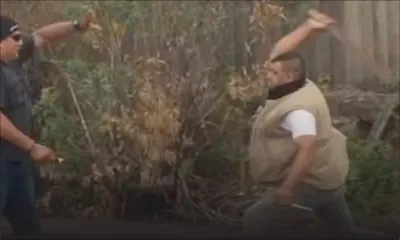 Bagarre au sabre en pleine rue : l’un des deux hommes recherché par la police