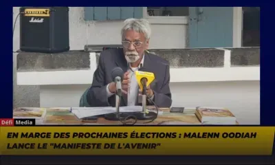 En marge des prochaines élections : Malenn Oodiah lance le "Manifeste de l'Avenir"