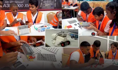 Ebène : des jeunes à la découverte de l'aviation