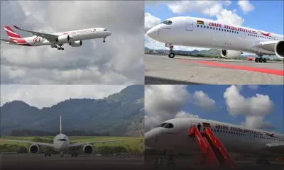 Air Mauritius : le premier Airbus A350-900 atterrit à l’aéroport