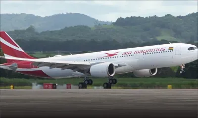 Air Mauritius : le nouvel avion, l’A330-900neo, baptisé Aapravasi Ghat, a atterri à Plaisance