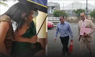 Akil Bissessur au tribunal de Bambous