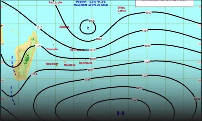 Météo : une tempête modérée baptisée Abela au nord-est de Maurice