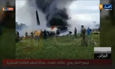 Un avion militaire s'écrase en Algérie : 257 morts, pire drame aérien du pays