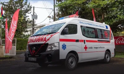 La Croix-Rouge de Maurice dotée d'une nouvelle ambulance