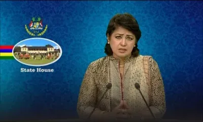Message à la nation: Ameenah Gurib-Fakim félicite Boolell après sa victoire au no 18 et le gouvernement sur le salaire minimal 