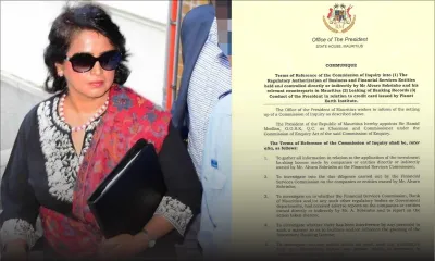 Commission d'enquête : Me Hyderkhan révèle que Gurib-Fakim avait rédigé 5 des «terms of reference» 