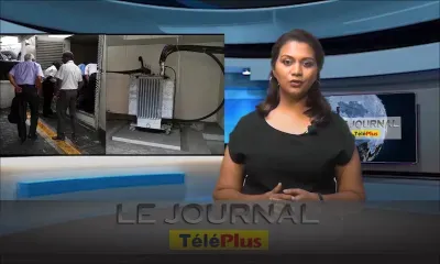 Le Journal Téléplus – La foudre s'abat sur un transformateur à Reduit