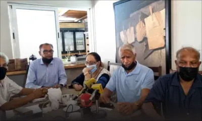 Des anciens parlementaires face à la presse