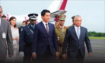 Fête nationale : le Président malgache est arrivé à Maurice