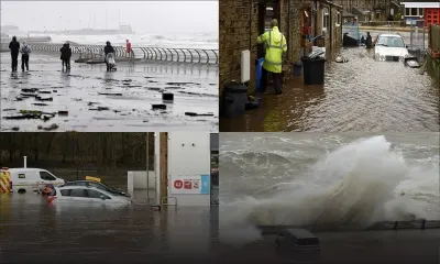 [En images] Le Royaume-Uni frappé par la tempête Ciara