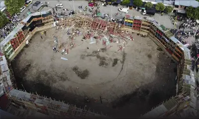 Quatre morts et des dizaines de blessés dans l'effondrement d'une arène en Colombie