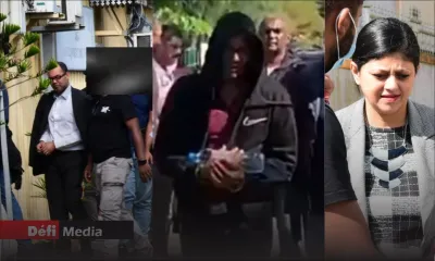 Comparution des frères Bissessur et de Doomila Moheeeputh devant le tribunal de Mahébourg