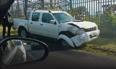 Accident entre deux véhicules à Wooton 